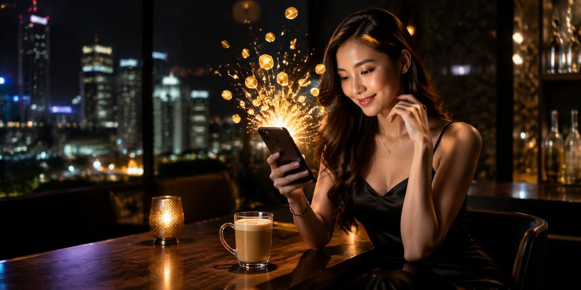 Pengguna di Petaling Jaya menggunakan telefon pintar untuk akses loteri dan kasino bk5